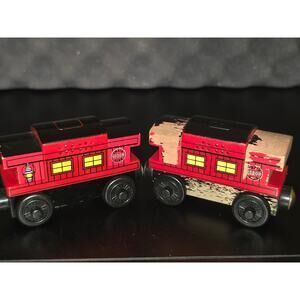 Thomas & Friends Wooden Railway Musical Caboose 2 Pack Train Tank Engine